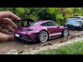 Unboxing Porsche 911 GT3 RS Maßstab 1 18 Diecast Modellautos