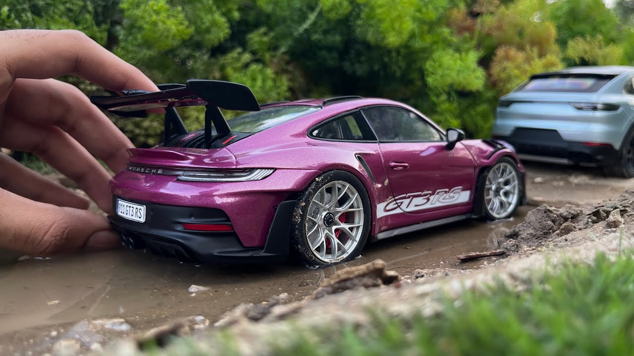 Unboxing Porsche 911 GT3 RS 1:18 Scale | Diecast Model Cars - YouTube