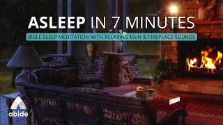 Asleep in 7! [Bible Meditation + Relaxing Rain]