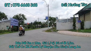 Bán đất thổ cư Phước Lý ĐT