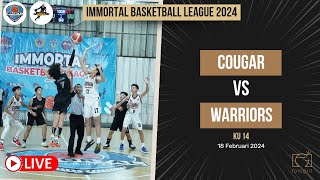 [IMMORTAL BASKETBALL LEAGUE 2024] COUGAR VS WARRIORS KU-14 PUTRA