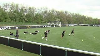 How to improve endurance and core strength | Soccer training drill | Nike Academy