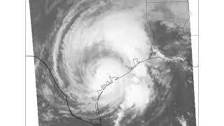 GOES-16 Hurricane Harvey IR