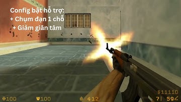 Config ghìm tâm BẮN ĐẠN CHỤM 1 chỗ - Chống giật - Chống giãn tâm - CHICKEN ZERO