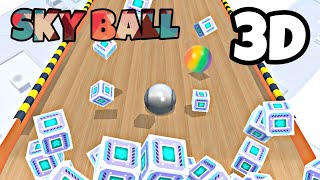 SkyBall 3D Android mobile games/ Gameplay iOS All levels screenshot 2