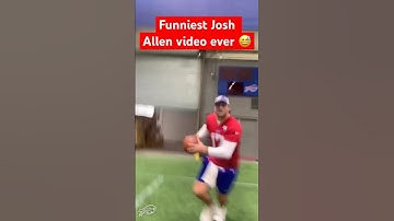 Josh Allen Should Stay Playing Football 😅 #shorts #football #nfl  #joshallen