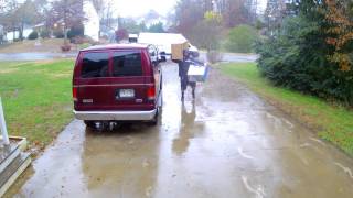 FedEx Driver in the Rain