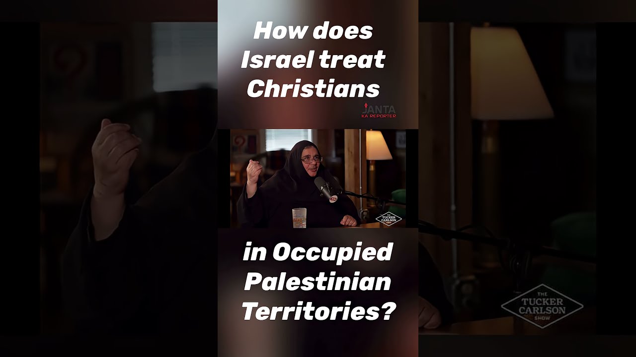 Explosive Revelation On Tucker Carlson Show About Christian Palestinians Plight Janta Ka Reporter