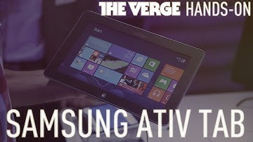 Samsung Ativ Tab Hands-on Demo