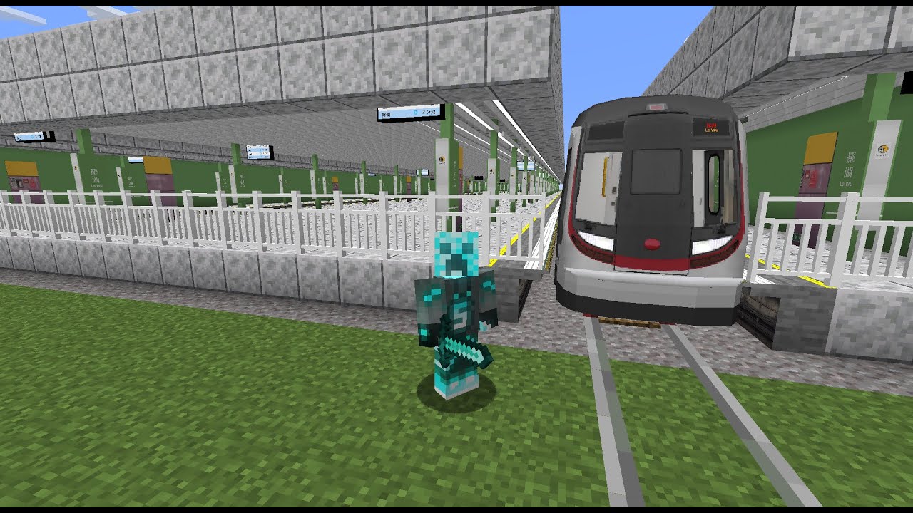 #東鐵綫行車片段 在#Minecraft 從#金鐘 去#羅湖 經#火炭 (#RTrain) (#MTR MOD) EP.16 | #kingsley實況