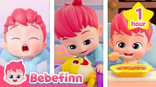 Goody Good Morning! +more | Bebefinn Healthy Habit Songs | Play at Home | Nursery Rhymes for Kids