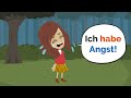 Deutsch lernen | Mia hat sich im Wald verlaufen! | Wortschatz und wichtige Verben