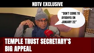 Ram Mandir Trust Secretary’s Big Appeal: “Don’t Come To Ayodhya On January 22”