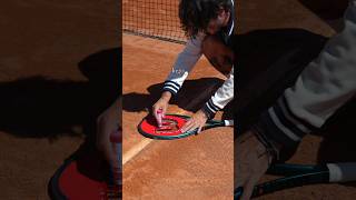 With or without stencil 🎨 #tennisracket #tennis