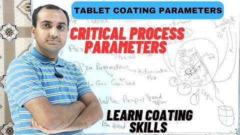 Critical Process Parameters Of Tablet Coating | Factors Affecting Tablet Coating