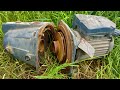 FULL RESTORATION video. Repair 1HP Burned Electric Water Pump
