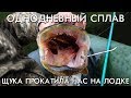 ОДНОДНЕВНЫЙ СПЛАВ ПО ТАЕЖНЫМ РЕКАМ / ПОЙМАЛИ БОЛЬШУЮ ЩУКУ КОТОРАЯ ПРОКАТИЛА НАС НА ЛОДКЕ