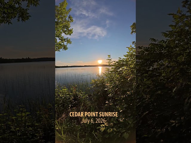 Cedar Point Sunrise North Of Grand Rapids MN #bassfishing #kayakfishing