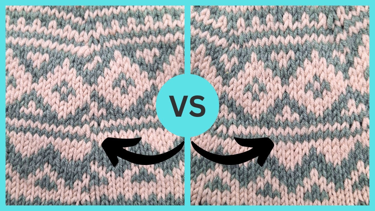 Colorwork in Runden ohne Versatz stricken | Malwinas Handarbeiten