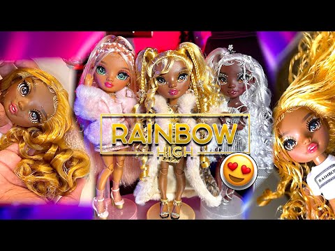 THE PRETTIEST DIVA! | Rainbow Vision 💛Meline Luxe👑 Unboxing+Hair Wash+Restyle! @RainbowHigh