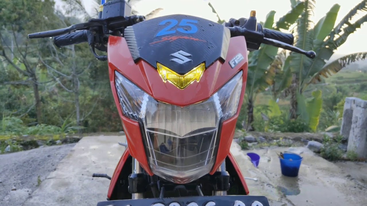 SATRIA FU FI 150 MODIF RINGAN SEMI ROAD RACE, ALARM - YouTube