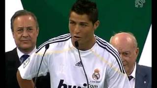 Presentacion oficial de Cristiano Ronaldo cr9 real madrid