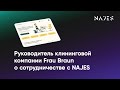 Отзыв о сотрудничестве с NAJES от руководителя клининговой компании Frau Braun