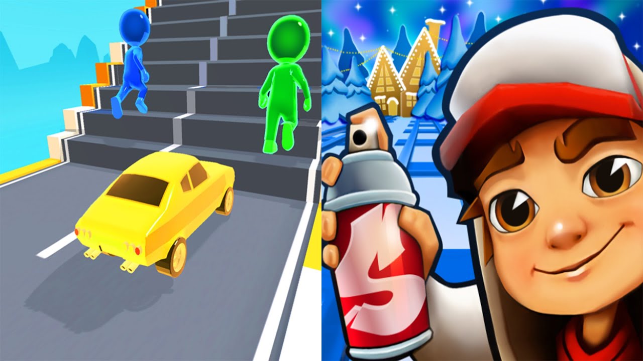 Shape shifting VS Subway Surfers - All Level Gameplay Android iOS Ep5