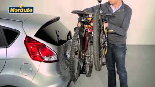Porte vélos d'attelage suspendu NORAUTO Rapidbike disponible sur norauto.fr  - YouTube