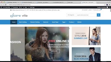 Free WordPress eCommerce Theme Storevilla - How to Set Static HomePage | WordPress Tutorial