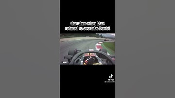 When Max Verstappen Refused To Overtake Daniel Ricciardo F1