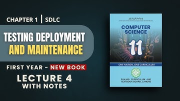 1.4 Testing,Deployment & Maintainence Phase in SDLC | 1st Year Computer Science Lecture | PTB 2025