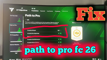 Pad naar Pro FC 26 Probleemspel herstellen | Klaar met duiken maar kan pad naar Pro niet claimen ...