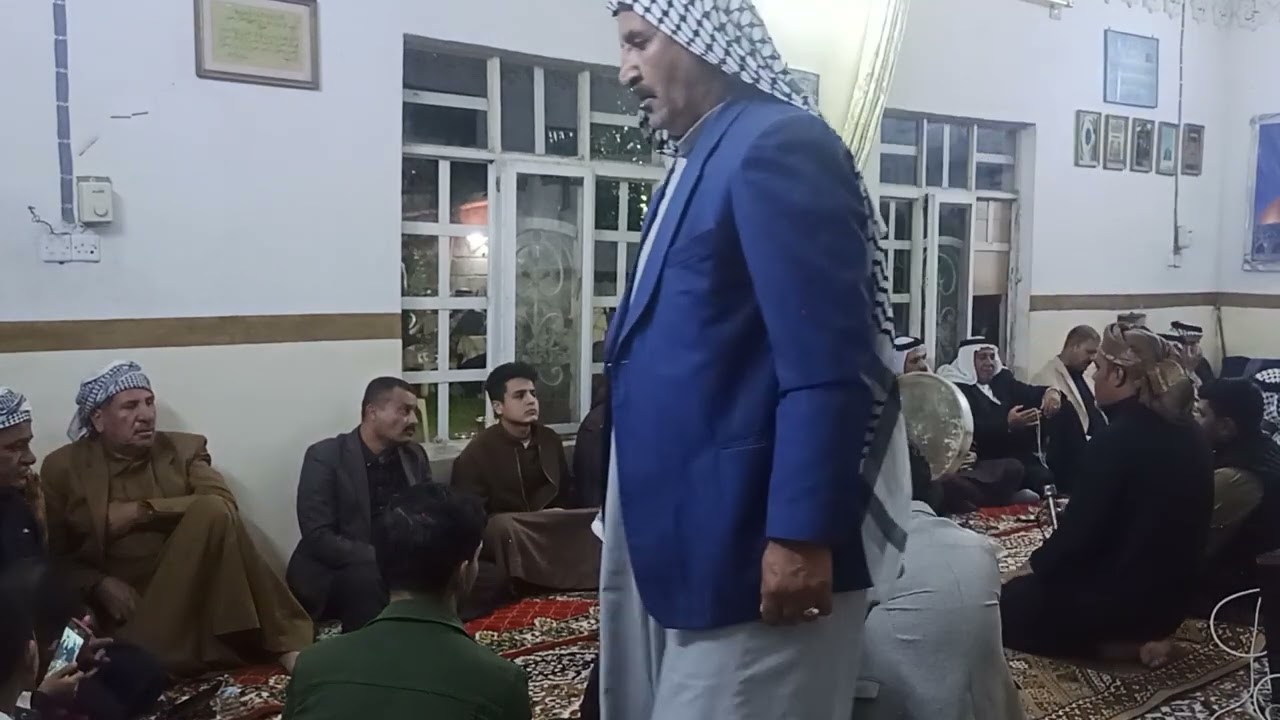 المداح ملة عيدان في دار الحاج نصيف  بحضور شيخ عبدالله المجول