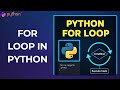 #20. Python Tutorial for Beginners | For Loop in Python Explained