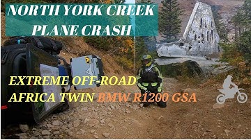 MOST EXTREME OFF ROAD WE EVER DID NORTH YORK AIRPLANE CRASH SITE CROWSNEST PASS INSTA 360 ONE R