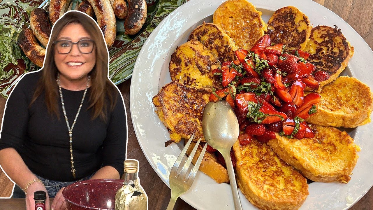 How to Make Savory French Toast with Strawberries and Basil and Sausages| BLD Meal | Rachael Ray