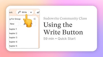 Using Sudowrite