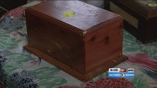 Ashes found in box from Salvation Army