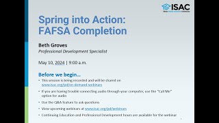 Spring Into Action: FAFSA Completion