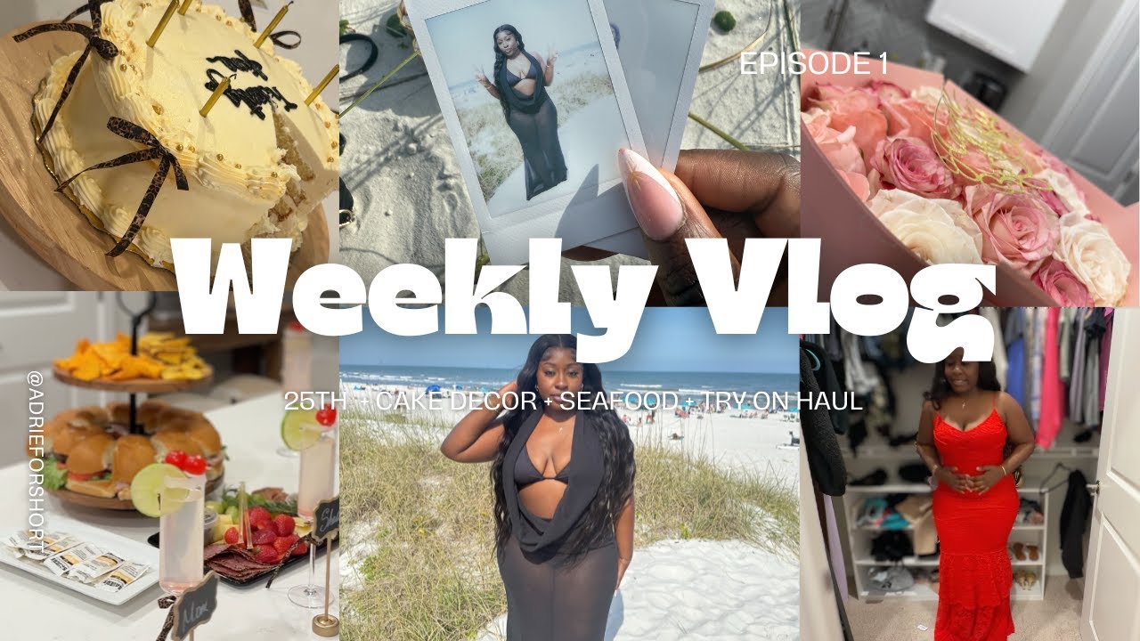 WEEKLY VLOG | Turning 25! Birthday Prep, PLT Rebrand, FN & SHEIN Haul, Cake Decor, & More