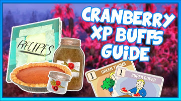 How to craft CRANBERRY RELISH, CRANBERRY COBBLER, and CRANBERRY JUICE in FALLOUT 76