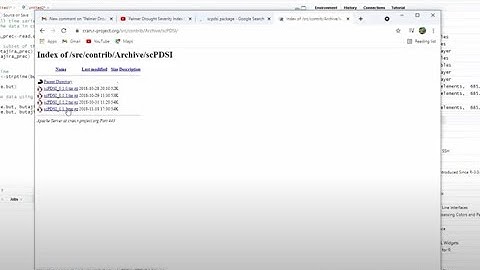 How to download & install Palmer Drought Severity Index (PDSI) R package
