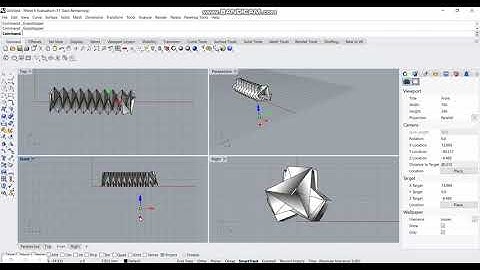 Peristalsis motion of worm like origami in Grasshopper
