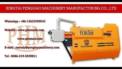 Develope No 5 Automatic stirrup bending machine