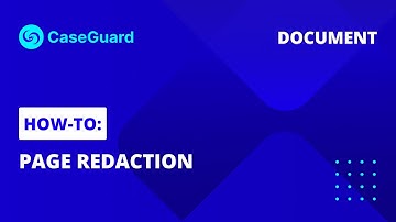 How to Redact Header, footer, or Body from Documents | CaseGuard Studio