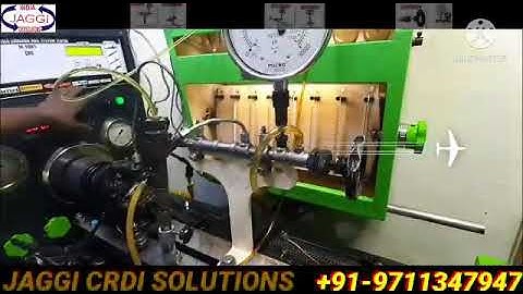 557 Injector Testing Video On CRDI System And Test Bench