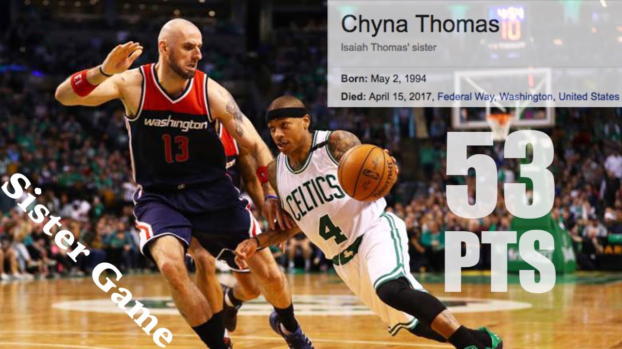 Isaiah Thomas Full Highlights 2017 Game 2 vs Wizards   Historic 53 Pts