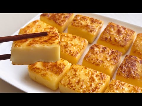 How to make fried custard pudding :: Quick and easy snack