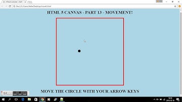 HTML5 CANVAS  - PART 13 - MOVE IT!